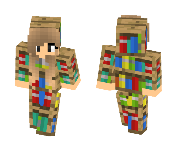 Book Girl - Girl Minecraft Skins - image 1