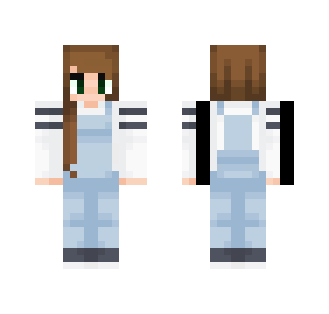 Overalls and a Flower. Woot Woot.