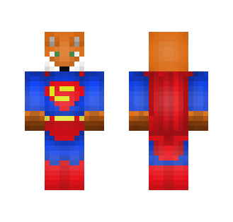 Superman Fox [4] - Interchangeable Minecraft Skins - image 2