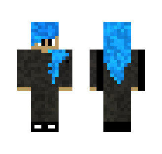 blue hair girl - Color Haired Girls Minecraft Skins - image 2