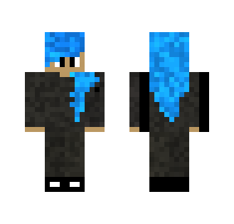 blue hair girl