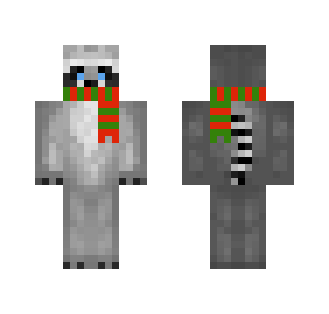 Holiday Raccoon Scarf ~Christmas~ - Christmas Minecraft Skins - image 2