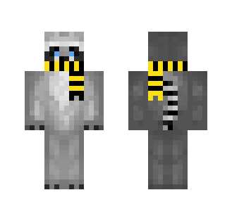Raccoon With Yellow Scarf - Interchangeable Minecraft Skins - image 2