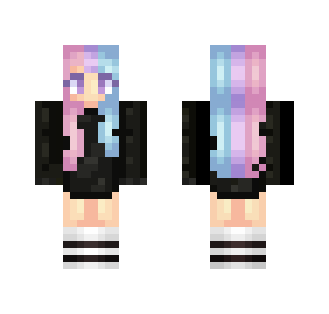 cotton candy hair - Female Minecraft Skins - image 2