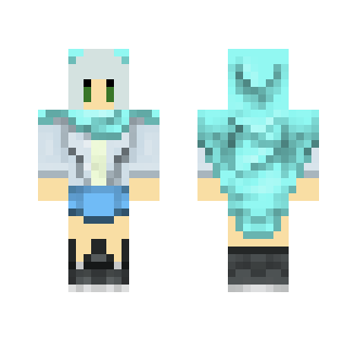 Anime Snow and Ice Girl