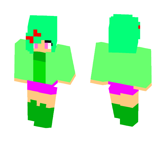 Download Free Yukari Mint MC SweetGirls {Lola} Skin for Minecraft image 1 Yukari Mint MC SweetGirls {Lola} - Female Minecraft Skins - image 1