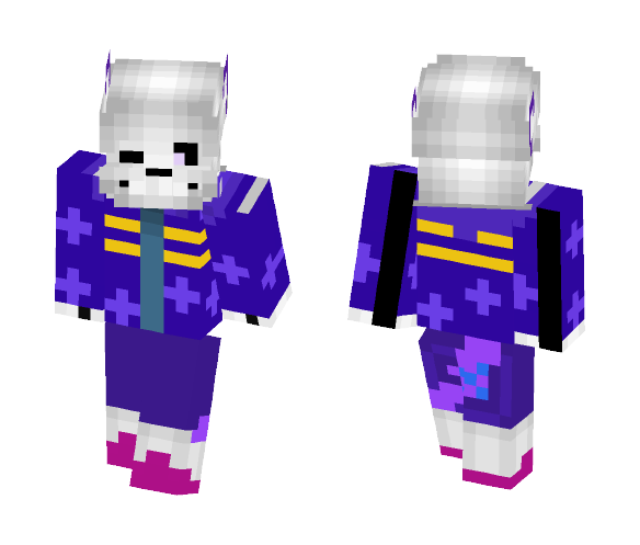 Kawaii Neko Sansy~ +Galaxy Hoodie+ - Kawaii Minecraft Skins - image 1