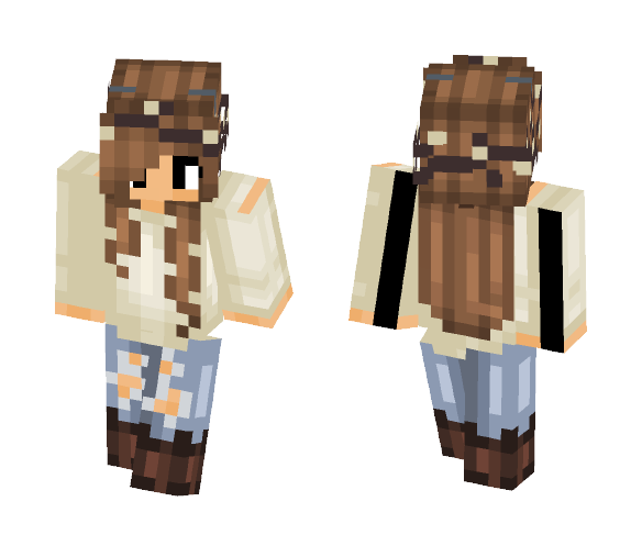 Tumblr Girl - Girl Minecraft Skins - image 1