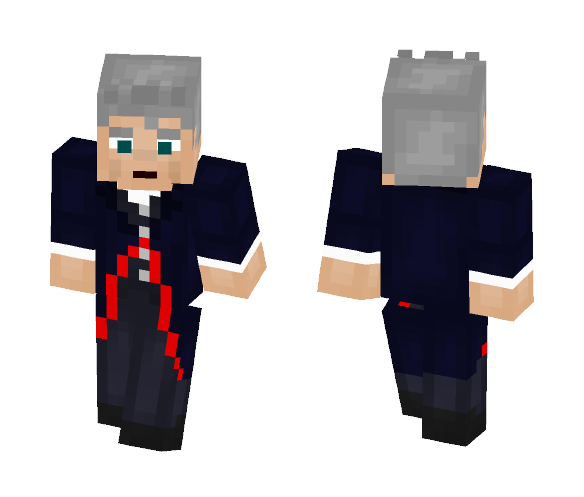Twelfth Doctor - Season 8 navy Skin - Male Minecraft Skins - image 1