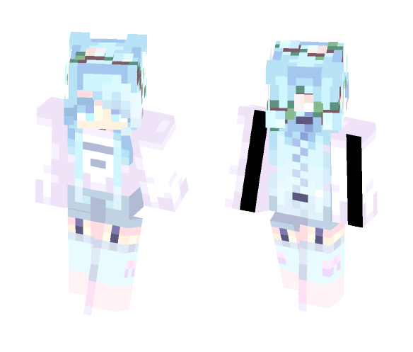 Blue skies - Female Minecraft Skins - image 1
