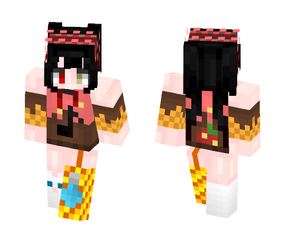 You say , I draw 1# - Female Minecraft Skins - image 1