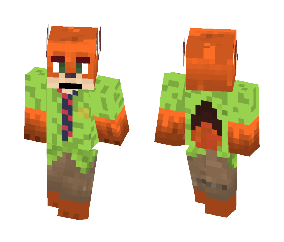 Nick Wilde (Zootopia) - Male Minecraft Skins - image 1