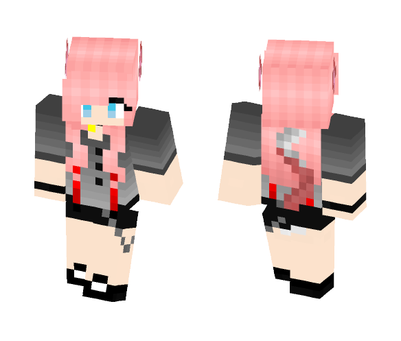 Cat in suspenders :3 - Cat Minecraft Skins - image 1