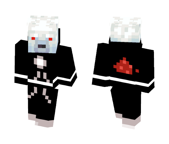 cloud bear with hoodie turning evil - Male Minecraft Skins - image 1