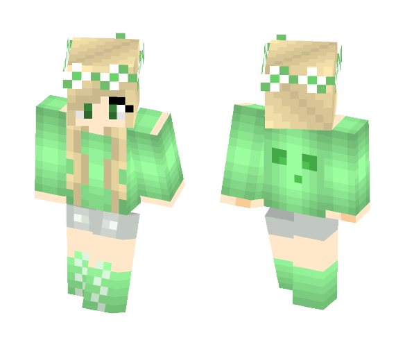 Slime rulzzzzzzzzzzz - Female Minecraft Skins - image 1