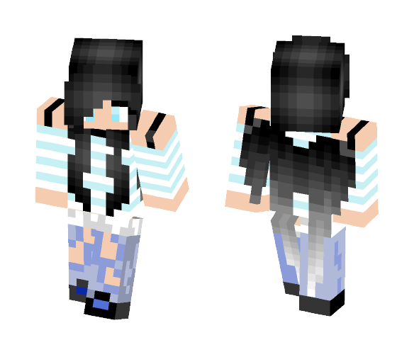 Weeping Angel's Daughter - Female Minecraft Skins - image 1
