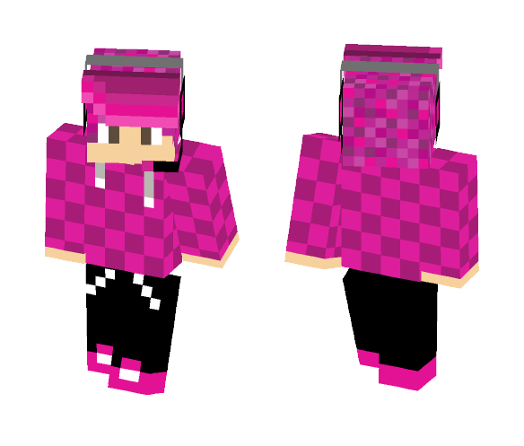 Download Free The Pro Gamer (50 shades of PINK) Skin for Minecraft image 1 The Pro Gamer (50 shades of PINK) - Male Minecraft Skins - image 1