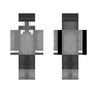 Grayscale // name change ;) - Male Minecraft Skins - image 2