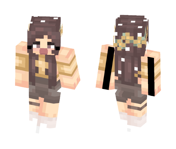 [????] : mustard. - Female Minecraft Skins - image 1