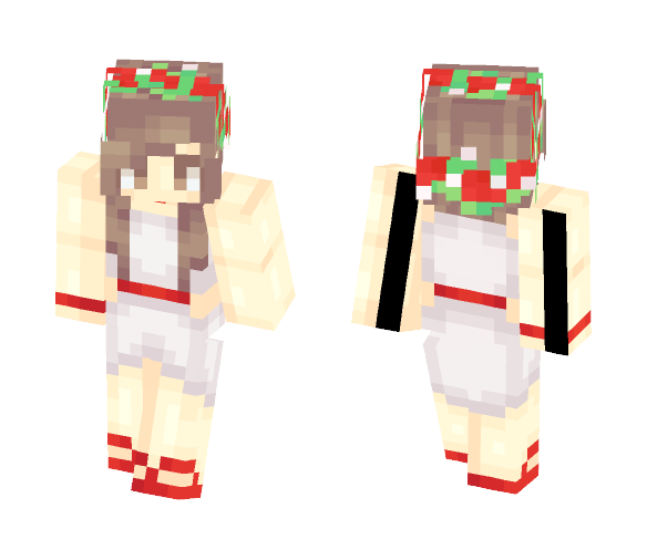 Crystal Rose Crown (Popreel!) - Female Minecraft Skins - image 1