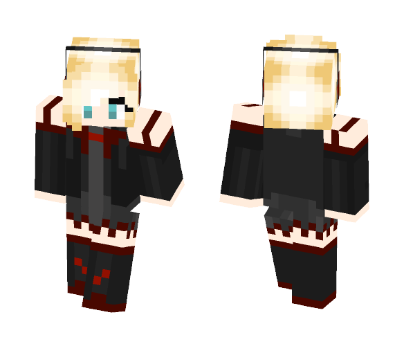 Hatsune Yume~ The Dark Side - Female Minecraft Skins - image 1