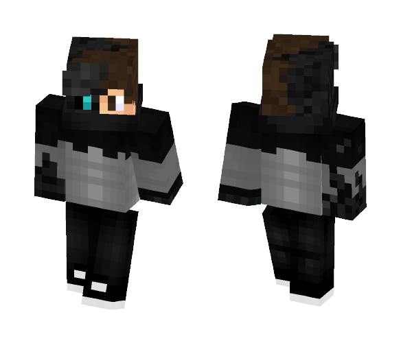 Black Fire Boy - Boy Minecraft Skins - image 1