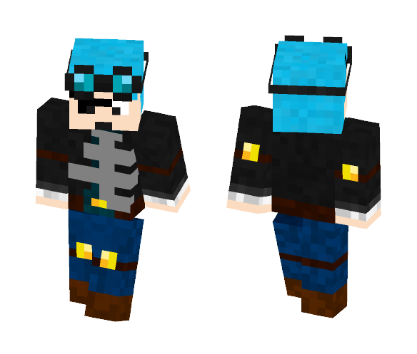 DanTDM the pirate Animatronic - Male Minecraft Skins - image 1