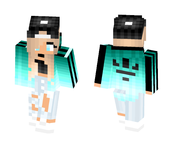 Cute Adidas Girl - Cute Girls Minecraft Skins - image 1
