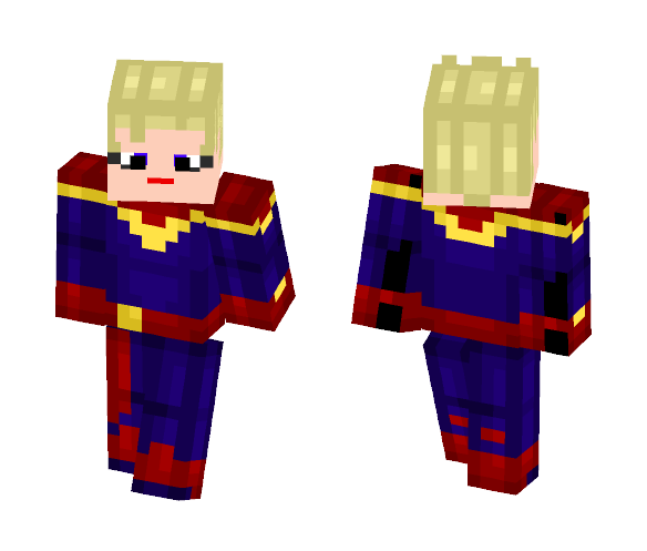 Captain Marvel (Carol Danvers) - Comics Minecraft Skins - image 1