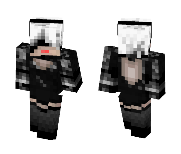 Android 2B ( NieR : Automata) - Female Minecraft Skins - image 1