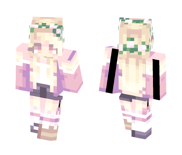 Spring sunsets - Female Minecraft Skins - image 1