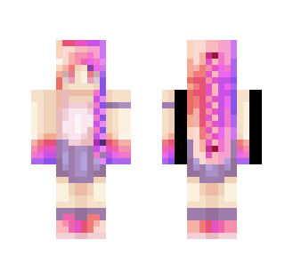 Sᴘɪʀɪᴛ | Neon Sunset - Female Minecraft Skins - image 2