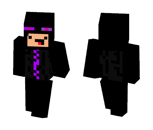Enderman onesie - Male Minecraft Skins - image 1