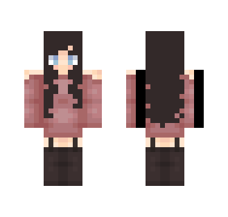 Girl With brown hair - Color Haired Girls Minecraft Skins - image 2