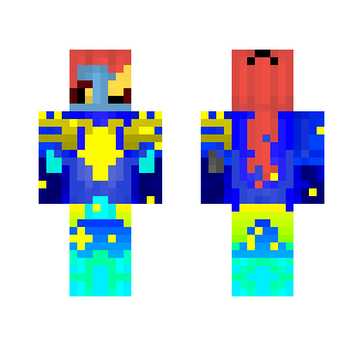 OuterTale Undyne The Undying - Male Minecraft Skins - image 2