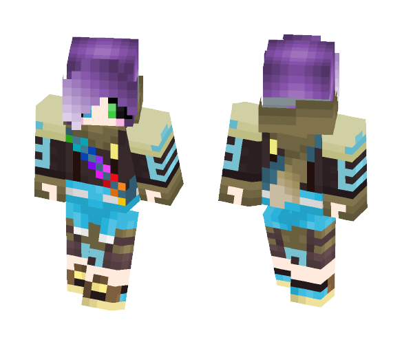 Lilly Inktale Sans - Female Minecraft Skins - image 1