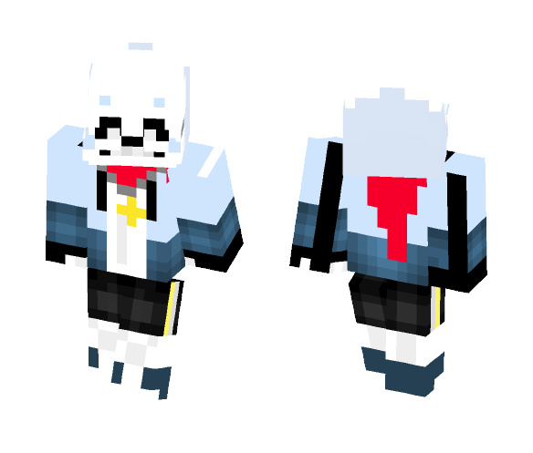 UnderMess Sans - Male Minecraft Skins - image 1