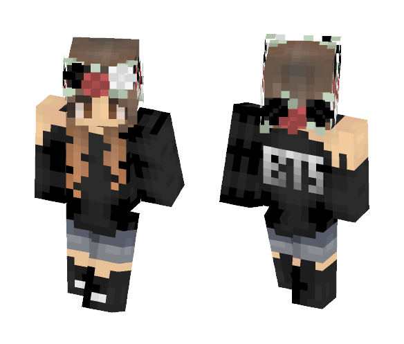 BTS fan girl - Girl Minecraft Skins - image 1
