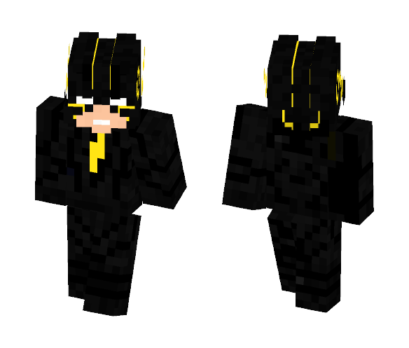 Glowing BlackFlash - Male Minecraft Skins - image 1