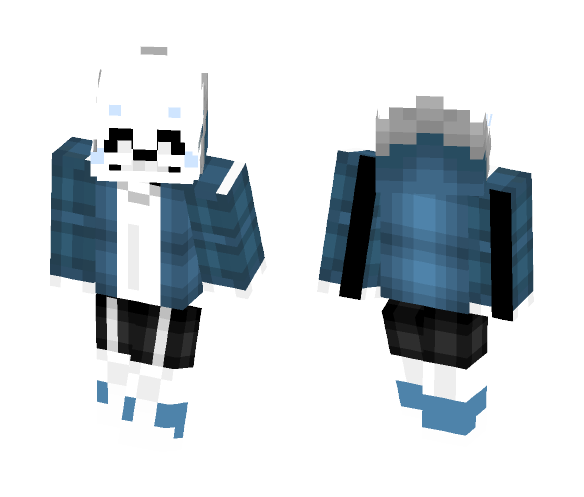 Sans The Skeleton with shoes - Male Minecraft Skins - image 1