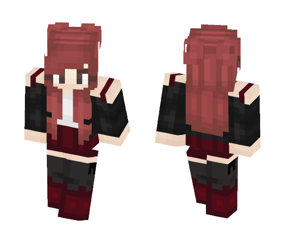 Red Punk Girl - Girl Minecraft Skins - image 1