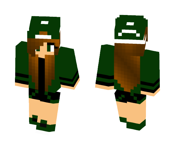Slytherin Girl - Girl Minecraft Skins - image 1