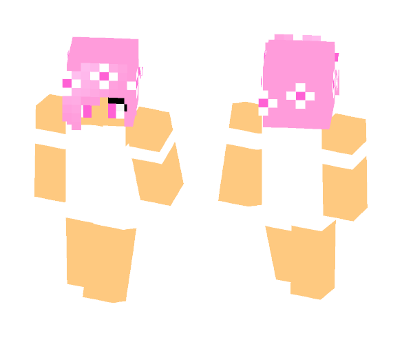 Download Free Cherry Blossom {lola} Skin for Minecraft image 1 Cherry Blossom {lola} - Female Minecraft Skins - image 1