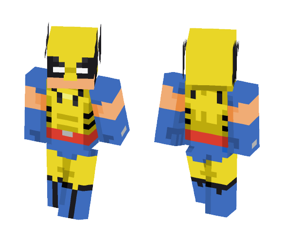 Wolverine - Male Minecraft Skins - image 1