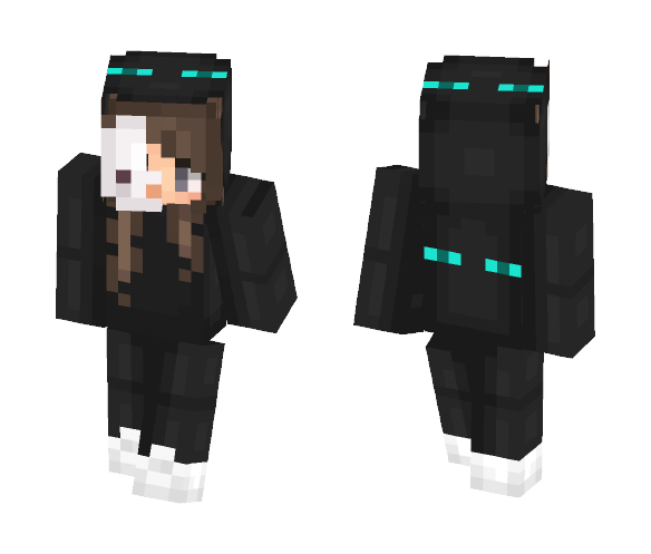 Blue Ender - Female Minecraft Skins - image 1