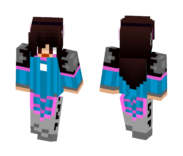 Gremlin D.va - Female Minecraft Skins - image 1