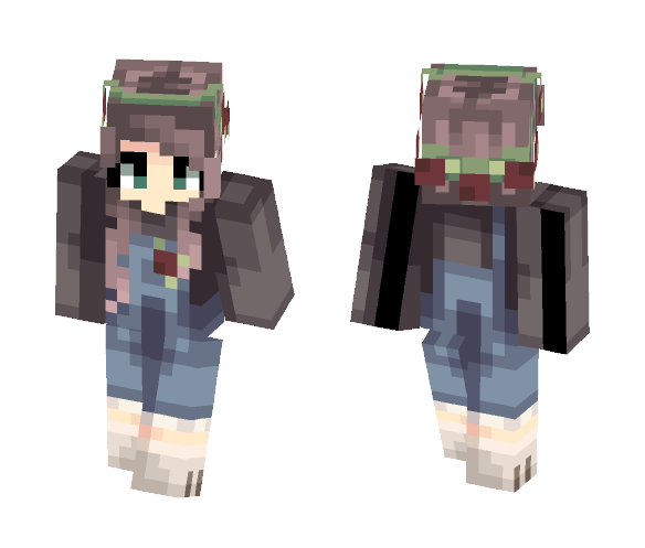~Roses are Falling~ - Female Minecraft Skins - image 1