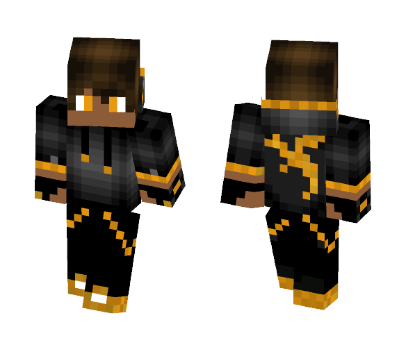 Cool Orange Boy - Boy Minecraft Skins - image 1