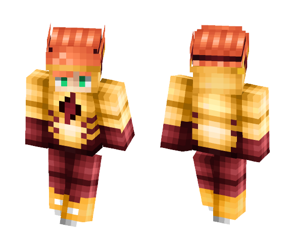 Kid Flash a.k.a Wally - Male Minecraft Skins - image 1