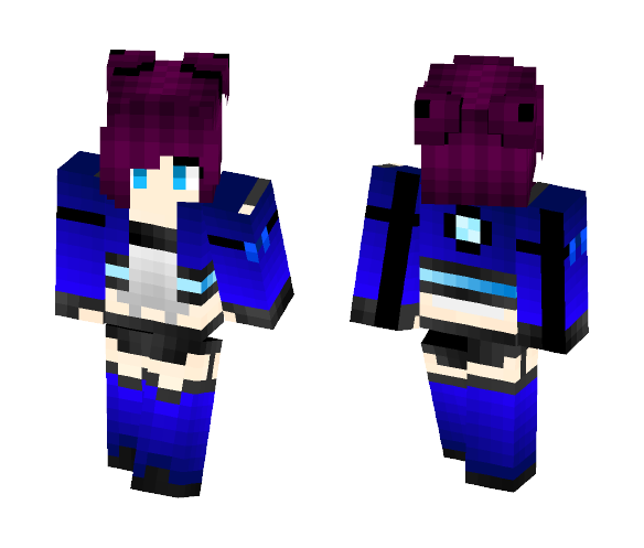 Download Free Sniper girl OC Skin for Minecraft image 1 Sniper girl OC - Girl Minecraft Skins - image 1